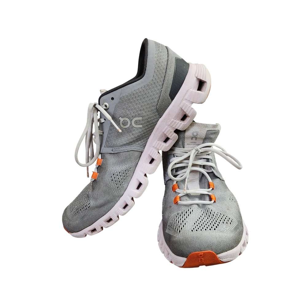 On Cloudswift‎ Womens Running Shoes Grey Orange Size 9 40.99041 Sneakers